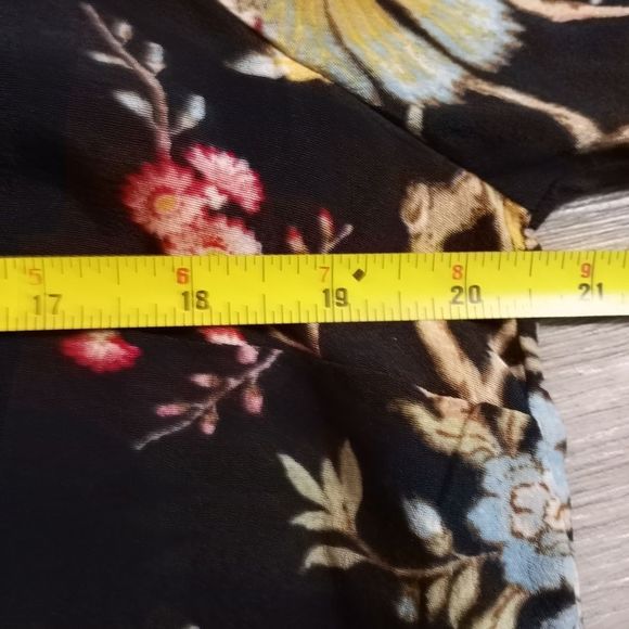 GP & J Baker X H&M Patterned Short Dress size 6 Black - Picture 11 of 12